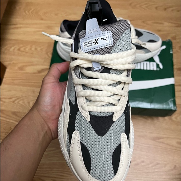 Puma RS-X3 Sneakers in Black, Gray, and Cream - Picture 2 of 4